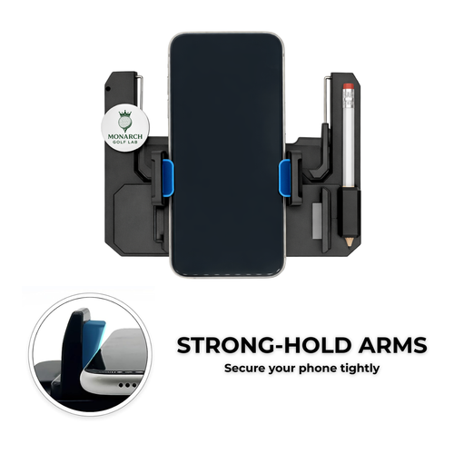 Golf Cart Steering Wheel Phone Mount - Monarch Golf Lab
