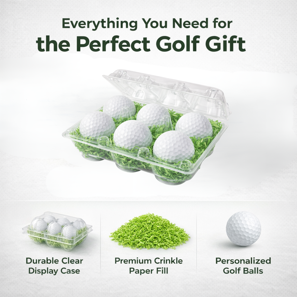 Best By Par Golf Balls Gift Set – Funny Golf Gift for Dad, Husband, Boyfriend, Wife, Son, Mom, Fiancé | 6 Pack Novelty Golf Balls